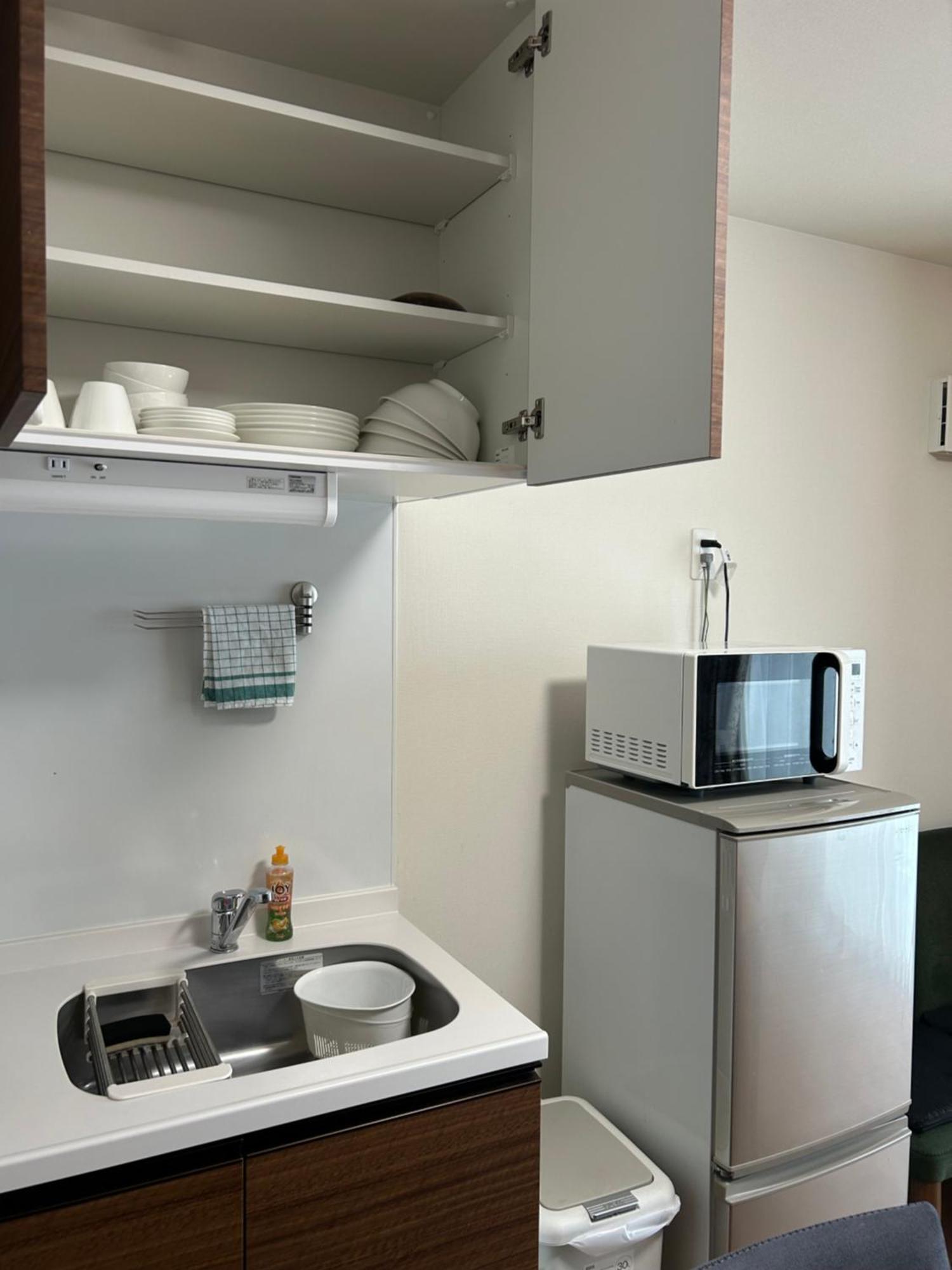 Shin-Imamiya Grand F Aparthotel Osaka Exteriör bild